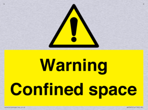 Warning Confined space